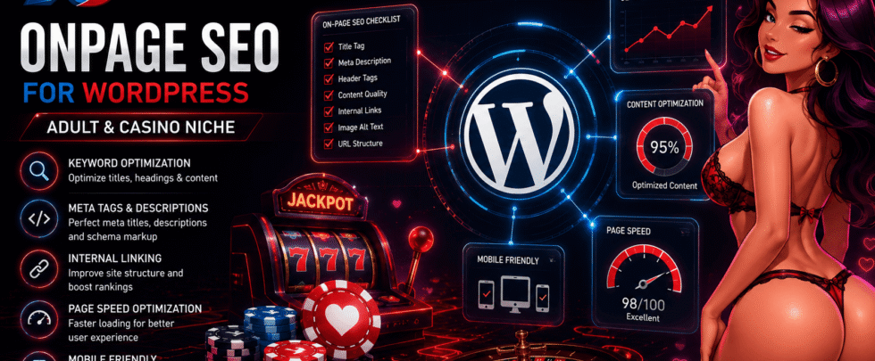 Optimization of OnPage SEO For Adult and Casino websites